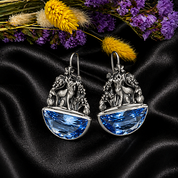 Серьги Лисички